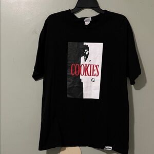 EUC Scarface “ cookies” T-shirt Black Graphic T-Shirt COOKIES x SCARFACE